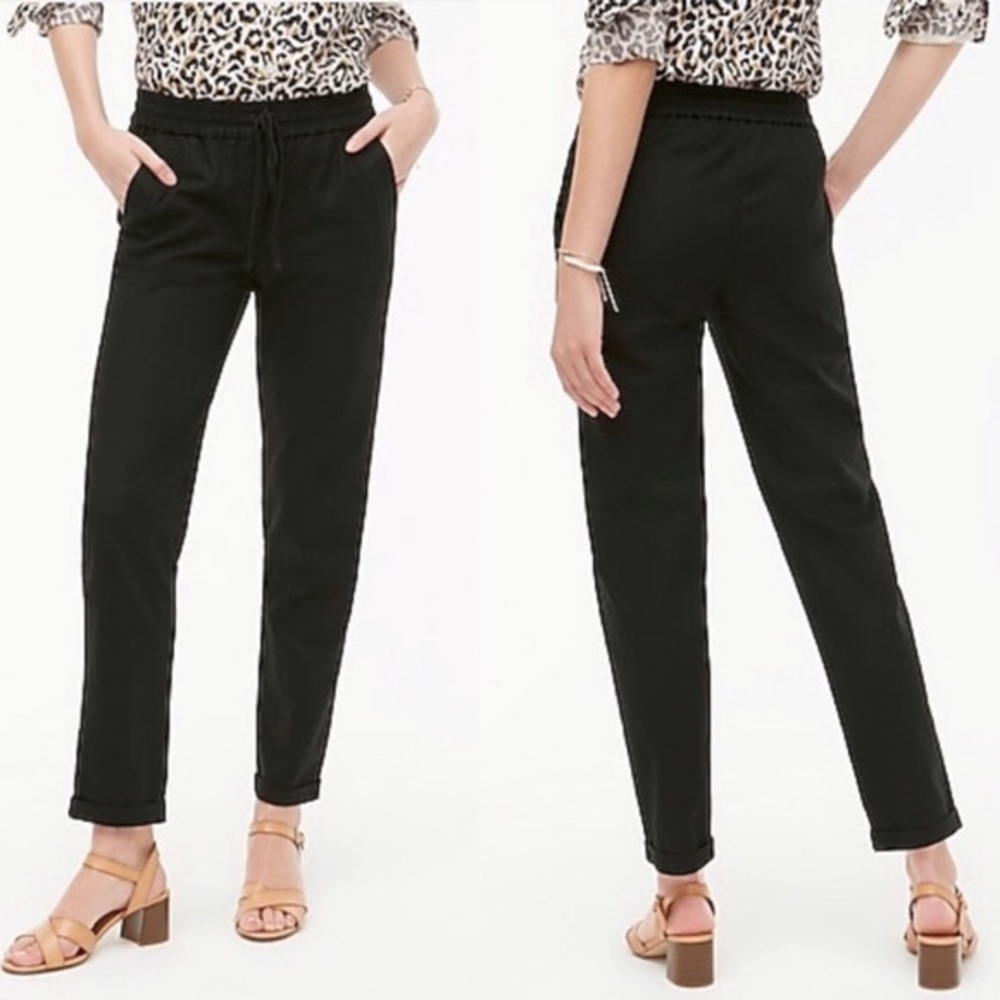 J. Crew 100% Linen Drawstring Pants